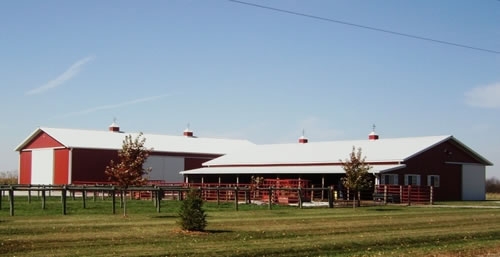 Hagie Bull Barn and Hay shed